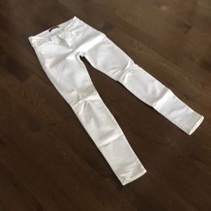 J Brand White Skinny Jeans